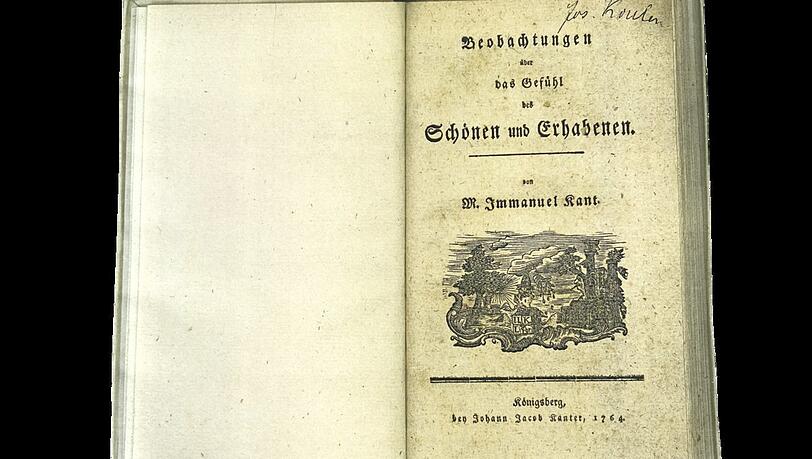 Kants Beobachtungen über das Gefühl des Schönen und Erhabenen. Kants Beobachtungen über das Gefühl des Schönen und Erhabenen.