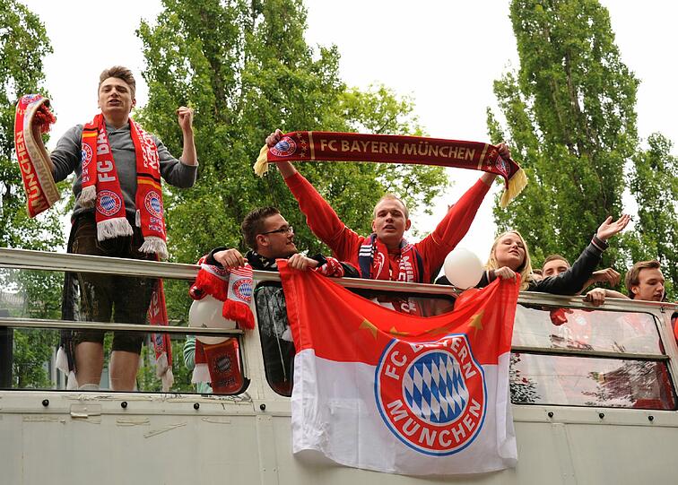 Geschichten, Fans und Skurilitäten: Stimmungsvolle Fotos aus München zum großen Finale in Wembley