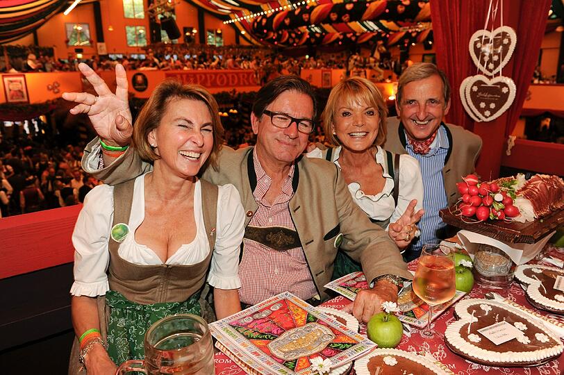 Gaby und Thomas Haffa, Uschi Glas und Dieter Hermann.