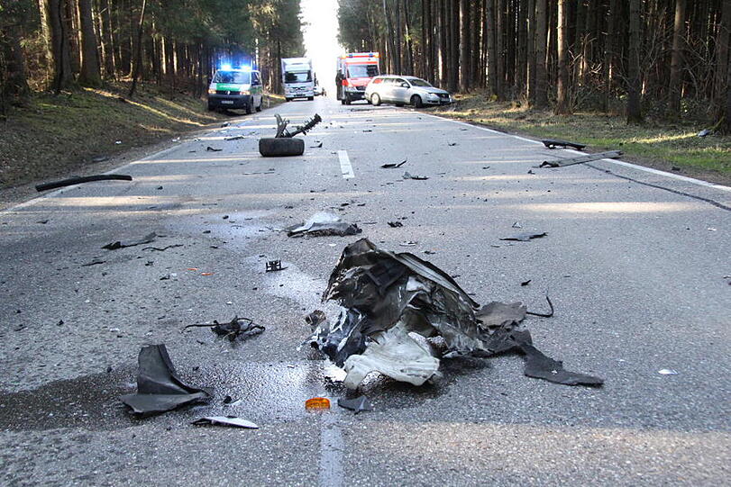 Crash bei Palling: Betrunkener Fahrer kracht in den Gegenverkehr