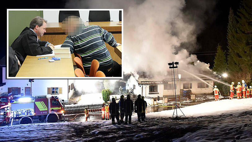 Schwere Brandstiftung: David F. zündete ein Haus an.