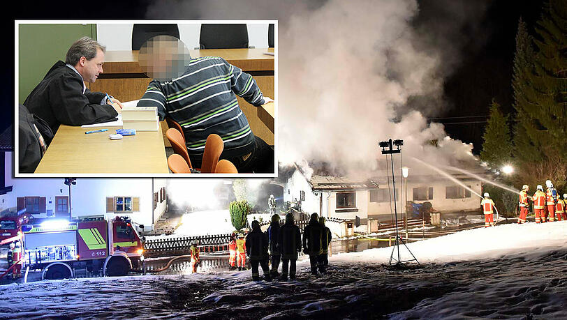 Schwere Brandstiftung: David F. zündete ein Haus an. Schwere Brandstiftung: David F. zündete ein Haus an.