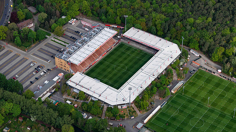 Bleibt am Sonntagabend leer: Das Stadion An der Alten Försterei, die Heimspielstätte von Union Berlin.