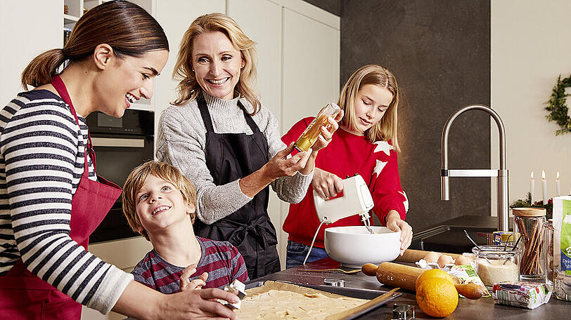 In der Advents- und Weihnachtszeit wird die Küche zur Backstube.
