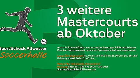 Beim Soccer Sommer 2014 in der SportScheck Allwetter gibt es tolle Aktionsangebote.
