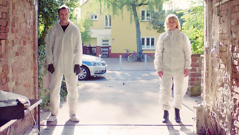 Susanne Bonard (Corinna Harfouch) und Robert Karow (Mark Waschke) im "Tatort: Am Tag der wandernden Seelen".