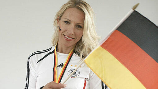 Katja Wunderlich fiebert mit der deutschen Mannschaft mit.