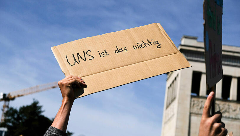 Am Samstag wird in M&uuml;nchen wieder zahlreich demonstriert. Unter anderem hat "Gen Z regelt" zu Protesten f&uuml;r Bildung, Gesundheit, Klimaschutz und ein bezahlbares Leben aufgerufen. (Archivbild)