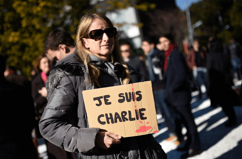 Trauer in Frankreich und vielen anderen Teilen der Welt nach dem Anschlag auf das Satiremagazin "Charlie Hebdo". Die Bilder.