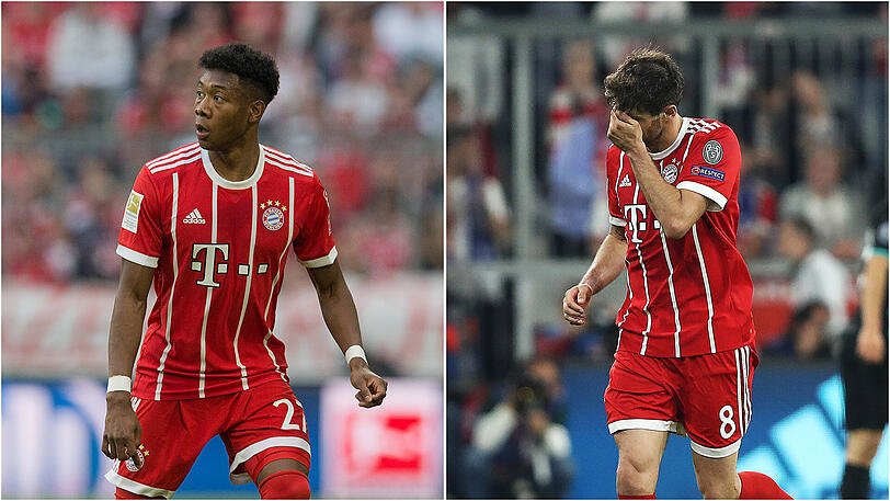 Einsatzbereit für das Halbfinal-Rückspiel gegen Real Madrid: David Alaba (l.) und Javi Martínez.