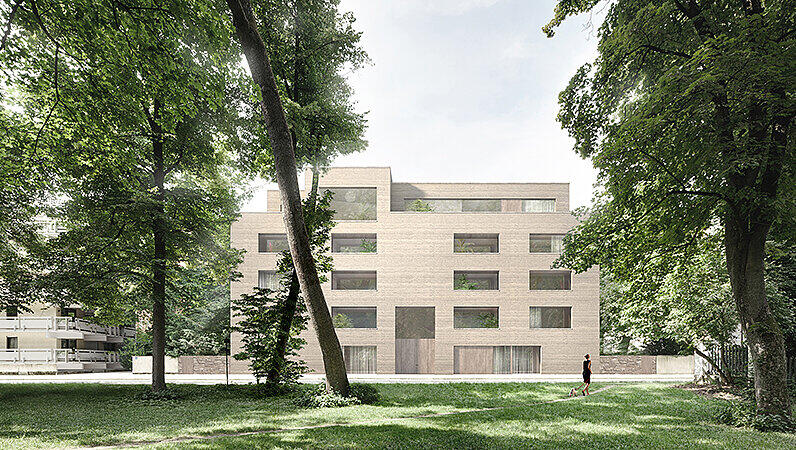 So soll der Neubau im Herzogpark aussehen.