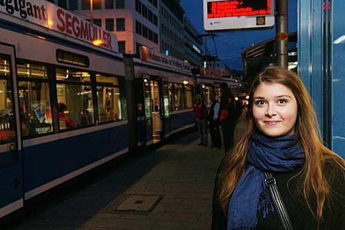 Glück gehabt: Alexandra O. hat vom Streik kaum etwas mitbekommen