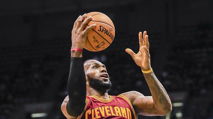 LeBron James war mit 26 Punkten bester Scorer für Cleveland.