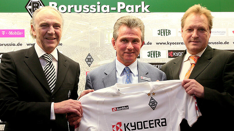 Mönchengladbach, wieder: Jupp Heynckes übernimmt 2006 das Traineramt.