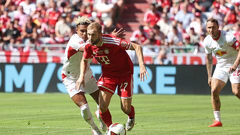Fr&uuml;h verletzt raus: Bayern-Profi Konrad Laimer.