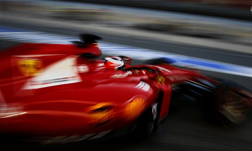 Kimi Räikkönen beim Pre-Testing auf dem Circuit Catalunya in Barcelona.