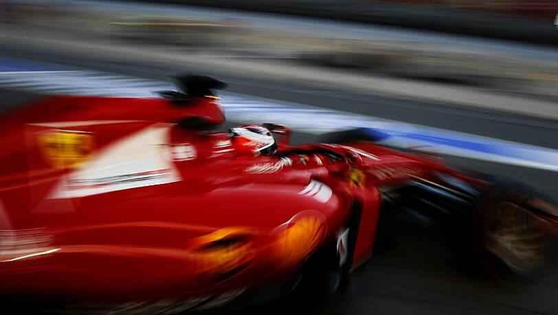 Kimi Räikkönen beim Pre-Testing auf dem Circuit Catalunya in Barcelona. Kimi Räikkönen beim Pre-Testing auf dem Circuit Catalunya in Barcelona.