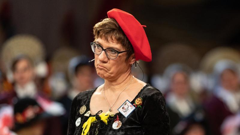 Kramp-Karrenbauer hat mit einer Karnevalsrede im baden-württembergischen Stockach für Empörung gesorgt.