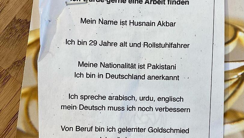 Dieses Flugblatt hat Hassan in jedes "BISS"-Heft gelegt. Dieses Flugblatt hat Hassan in jedes "BISS"-Heft gelegt.