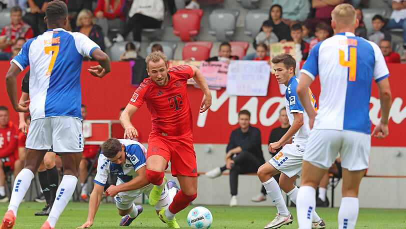 Die Bayern um Harry Kane testeten schon in der vergangenen Saison gegen die Grasshopper Zürich.