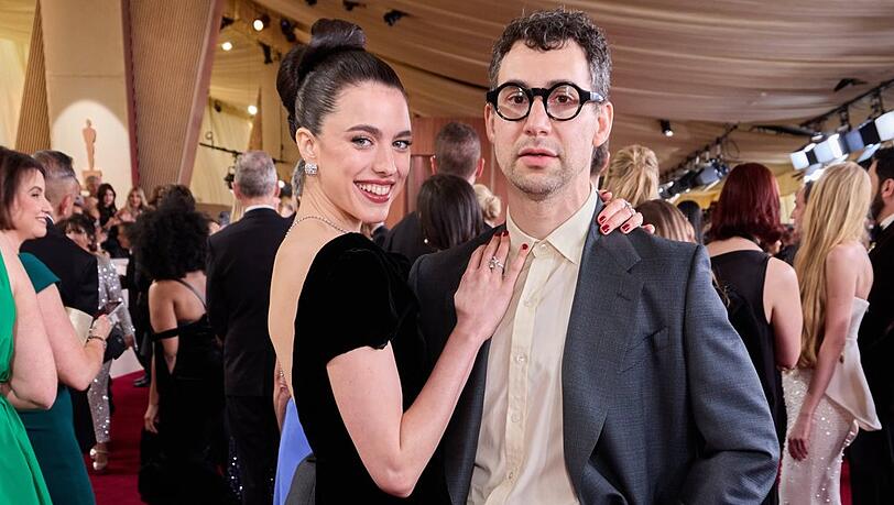 Margaret Qualley und Jack Antonoff, hier im M&auml;rz 2025, sollen sich getrennt haben.