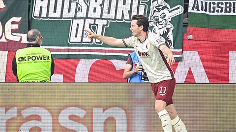Augsburg-Doppelpacker gegen Favorit Leverkusen: Michael Gregoritsch.