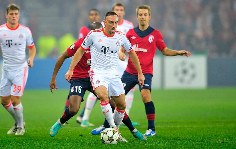 Die Bayern gegen Lille - sehen Sie hier die Bilder des Spiels.