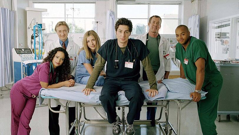 Die Dreharbeiten zu den neuen "Scrubs"-Folgen haben begonnen. Die Dreharbeiten zu den neuen "Scrubs"-Folgen haben begonnen.