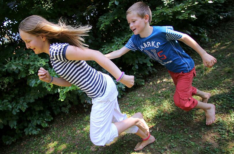 Immer schön in Bewegung bleiben: das Spielefest in Freimann.