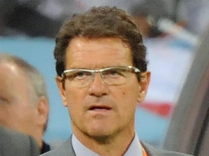 Englands Trainer Fabio Capello
