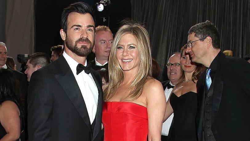 Aniston und Theroux bei der Oscar-Verleihung 2013 Aniston und Theroux bei der Oscar-Verleihung 2013