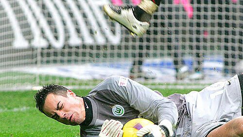 Wolfsurgs Keeper Diego Benaglio Wolfsurgs Keeper Diego Benaglio