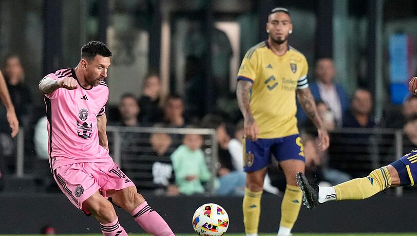 Lionel Messi und Inter Miami gewinnen in der Major League Soccer 2:0 gegen Real Salt Lake.