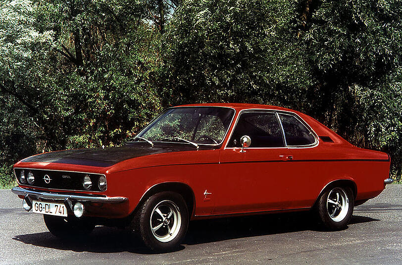 ... der Opel "Manta" traten neben "Kadett" und "Rekord".