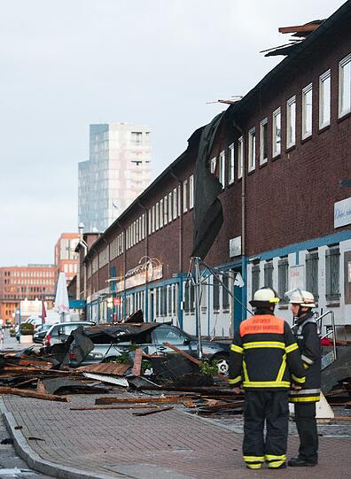 Auch in St. Pauli richteten Unwetter Schäden an.