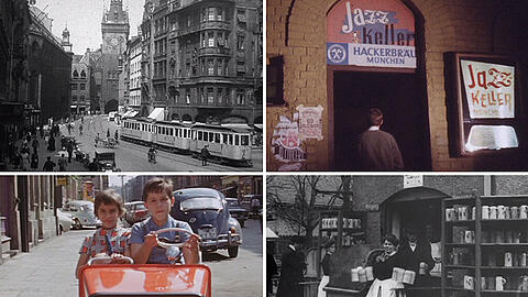 Vom intakten Stadtleben der 20er Jahre über die Kriegsfolgen bis hin zum kreischbunten Chic der 70er: Eine atemberaubende Zeitreise durch München.