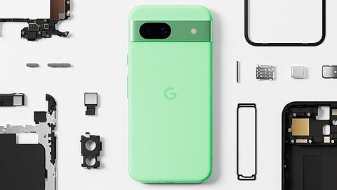 Google führt beim Pixel 8a die Farbe "Aloe" neu in seinem Smartphone-Line-up ein.