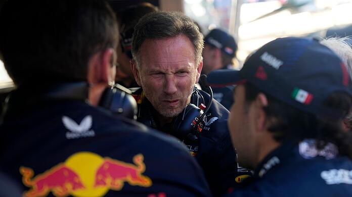 Teamchef Christian Horner hält weiter zu Sergio Pérez.