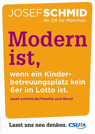 Mit diesen Plakaten wirbt Josef Schmid (CSU) für seinen Einzug ins Münchner Rathaus.