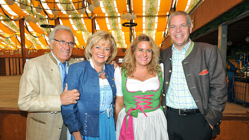 Die Steinbergs: Günter und Margot mit den Kindern Silja und Friedrich.