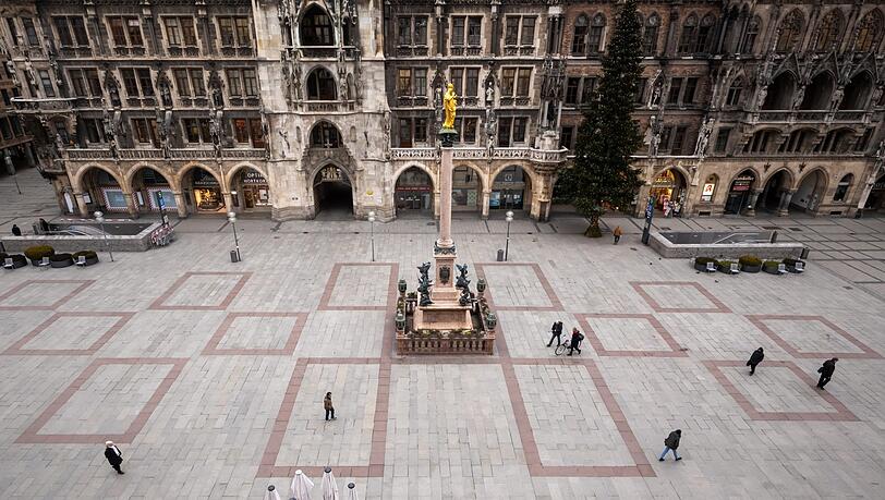 So leer wie der Marienplatz während des Lockdowns, sind auch die städtischen Kassen. So leer wie der Marienplatz während des Lockdowns, sind auch die städtischen Kassen.