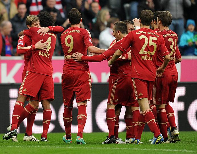Weitere Bilder von einem traumhaften Heimsieg der Bayern.