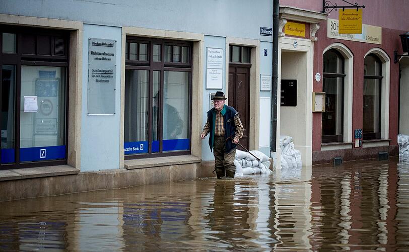 Jetzt hat es Dresden erwischt: Der Pegel der Elbe ist stark gestiegen. Sehen sie hier die Bilder.