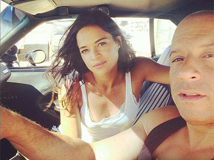 Vin Diesel und Michelle Rodriguez spielen schon seit Teil eins in der "Fast & Furious"-Serie mit