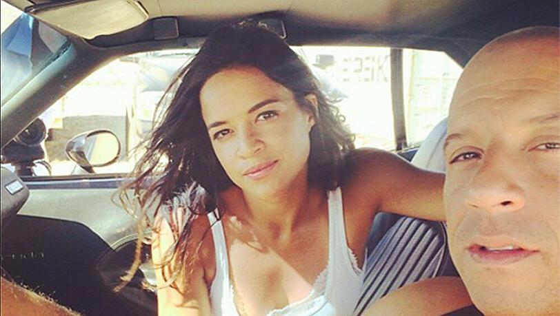 Vin Diesel und Michelle Rodriguez spielen schon seit Teil eins in der "Fast & Furious"-Serie mit Vin Diesel und Michelle Rodriguez spielen schon seit Teil eins in der "Fast & Furious"-Serie mit