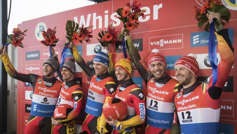 Die deutschen Rodler beherrschten in Whistler die Doppelsitzer-Konkurrenz. Die deutschen Rodler beherrschten in Whistler die Doppelsitzer-Konkurrenz.
