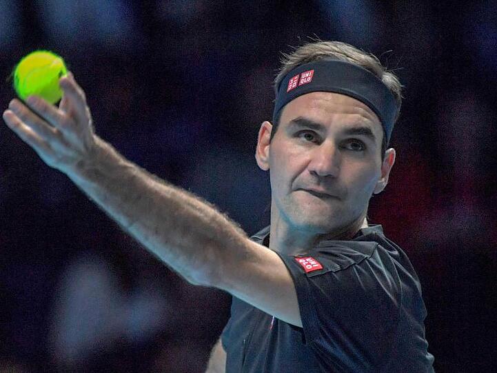 Roger Federer hat in London gegen Matteo Berrettini gewonnen.