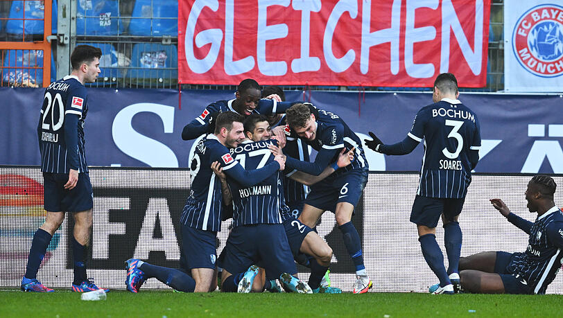 Die Bochumer hatten gegen den FC Bayern am Samstag viel zu jubeln. Die Bochumer hatten gegen den FC Bayern am Samstag viel zu jubeln.