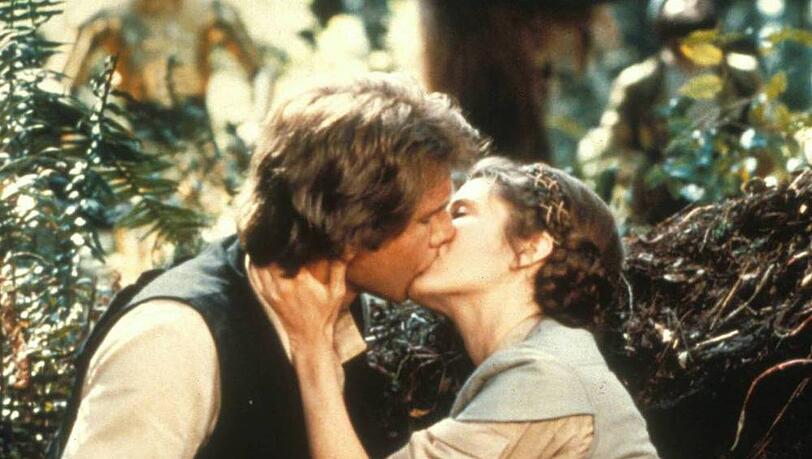 Harrison Ford und Carrie Fisher in "Stars Wars - Die Rückkehr der Jedi-Ritter" Harrison Ford und Carrie Fisher in "Stars Wars - Die Rückkehr der Jedi-Ritter"