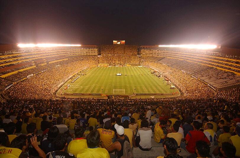 Platz 17 - Estadio Monumental Banco Pichincha
Ort: Guayaquil (Ecuador)
Plätze: 59.283
Teams: Barcelona SC Guayaquil
Eröffnung: 27. Dezember 1987
Spitzname(n): El Coloso del Salado, El Monumental, El Templo